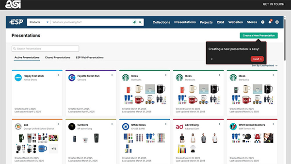 Promotional Products Presentations