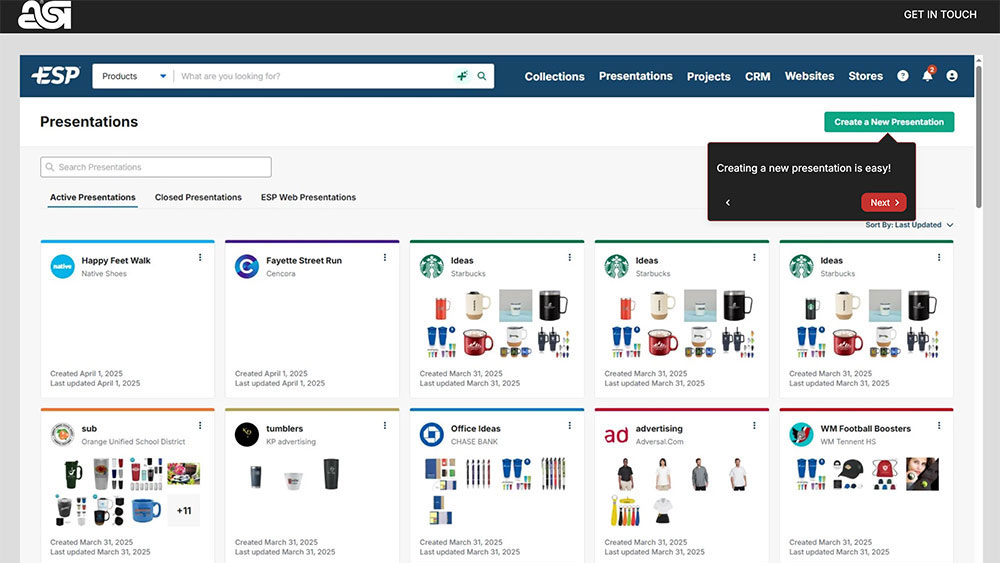 How to Use ASI's ESP+ Presentations