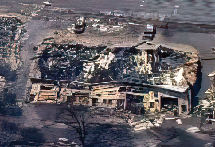 damage from building fire