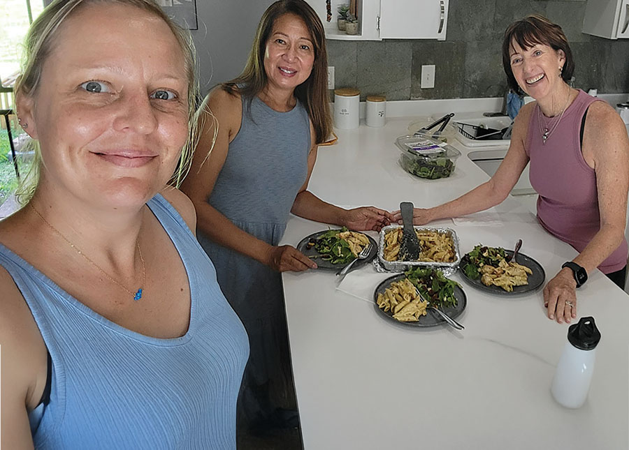 (Left to right) Heather Ganis, Rowie Castro and Kim Williams Stiller of Williams Associates