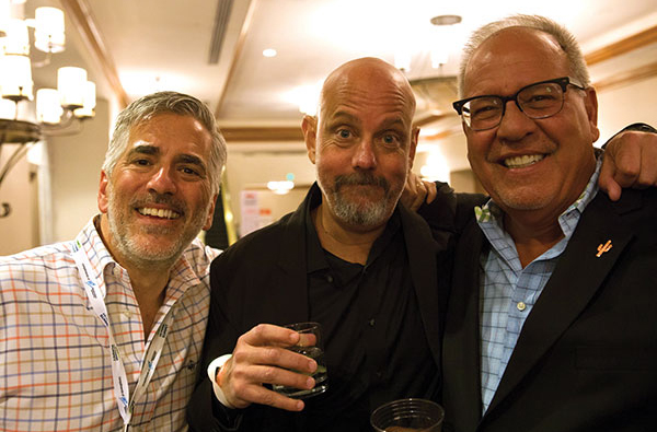 Chuck with Mitch and Dave