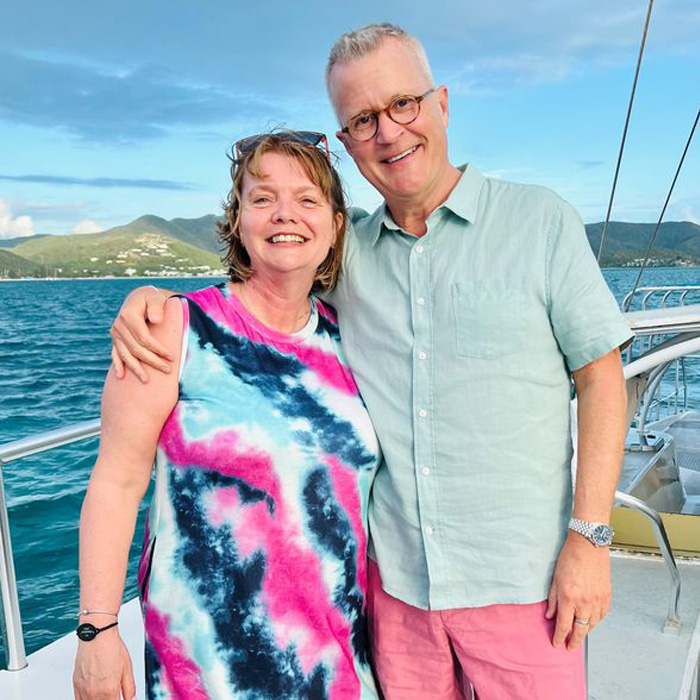 Tim Andrews with Jo-an Lantz