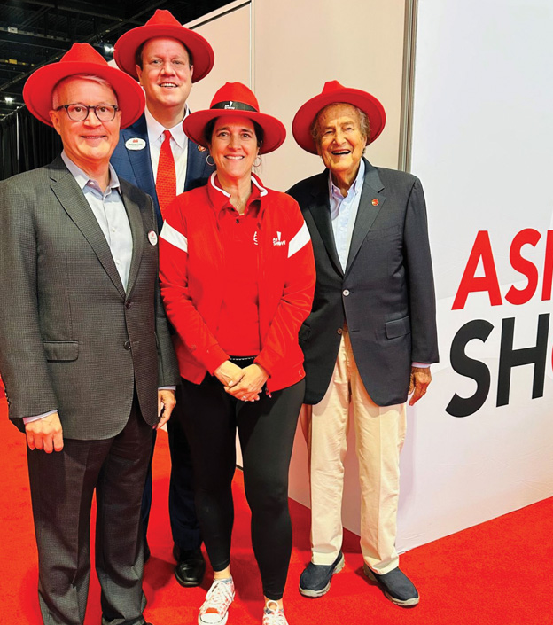 Tim Andrews and the Cohn's at ASI Show